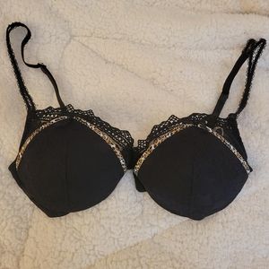 Black lace 34C Victoria's Secret Bra